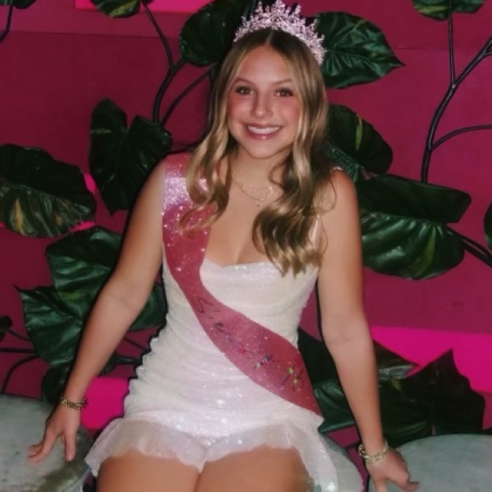 Lucy in the Sky White Mini Babydoll Dress for Prom - Picture 9 of 9